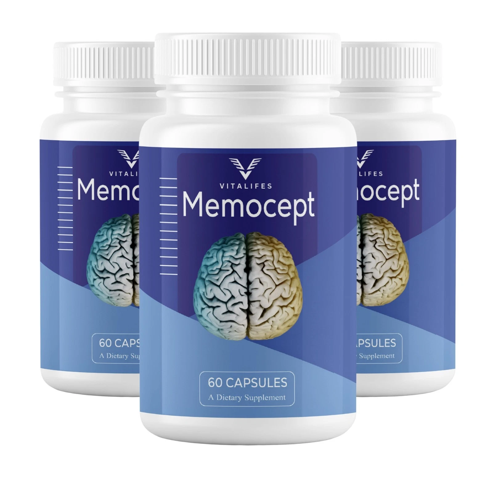 Memocept Natural Memory, Focus & Cognitive Wellness Formula